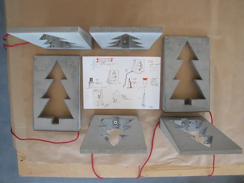 Oprawa Concrete Tree z betonu - zdjęcie 6
