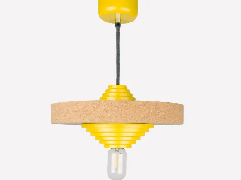 Lampa wisząca Dim z korka - zdjęcie 2