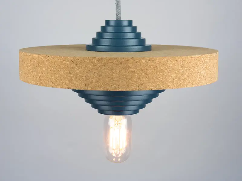 Lampa wisząca Dim z korka - zdjęcie 4