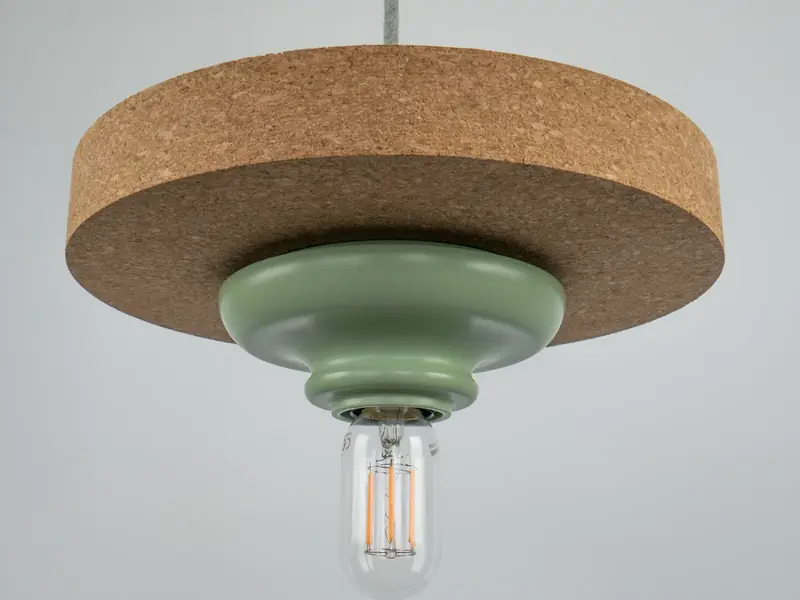 Lampa wisząca Dim z korka - zdjęcie 6