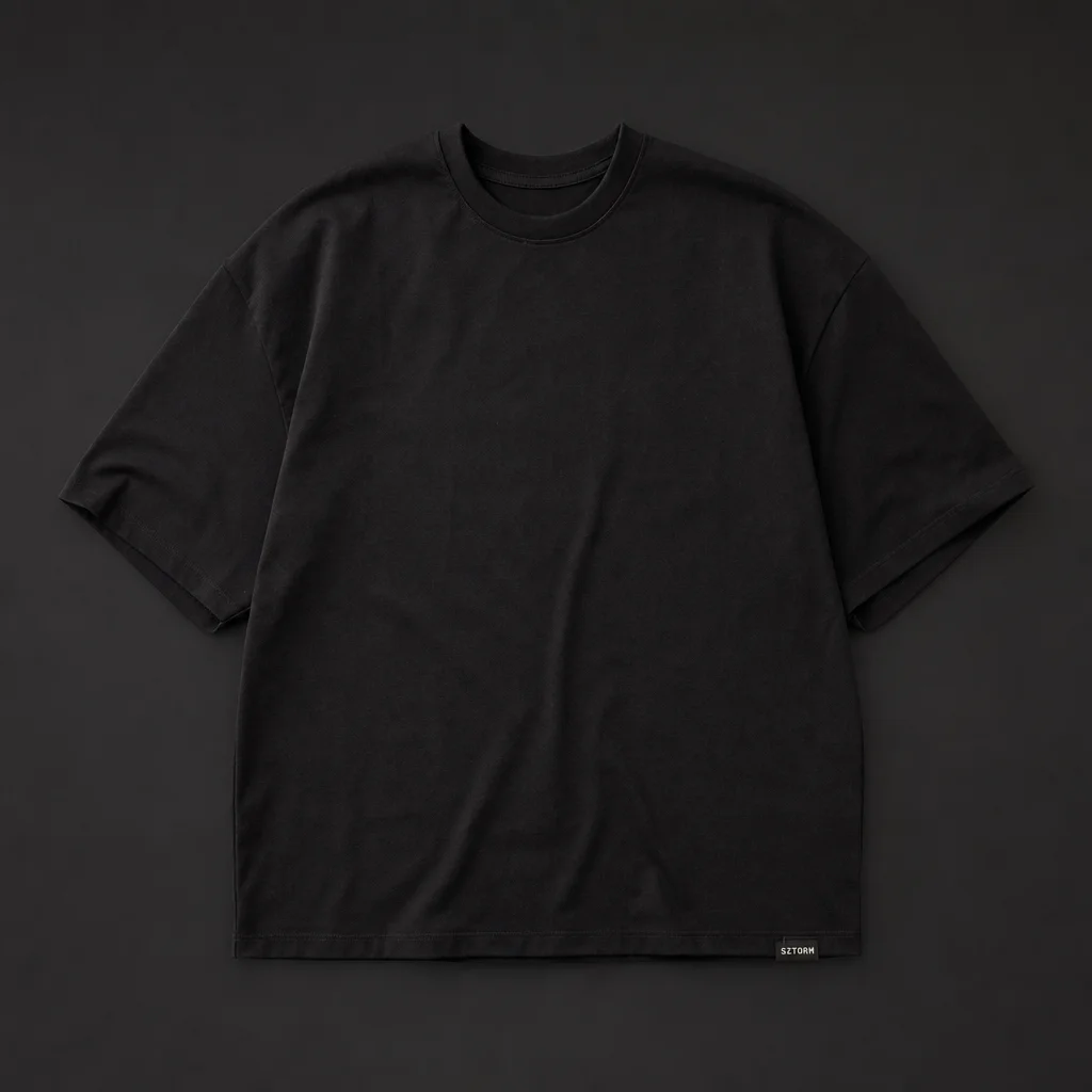 T-shirt Heavy z grubej bawełny