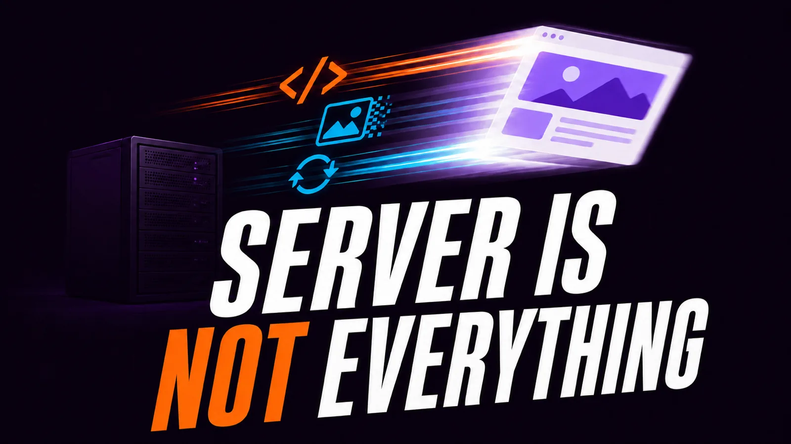 Why a fast website is not a question of a "better server"