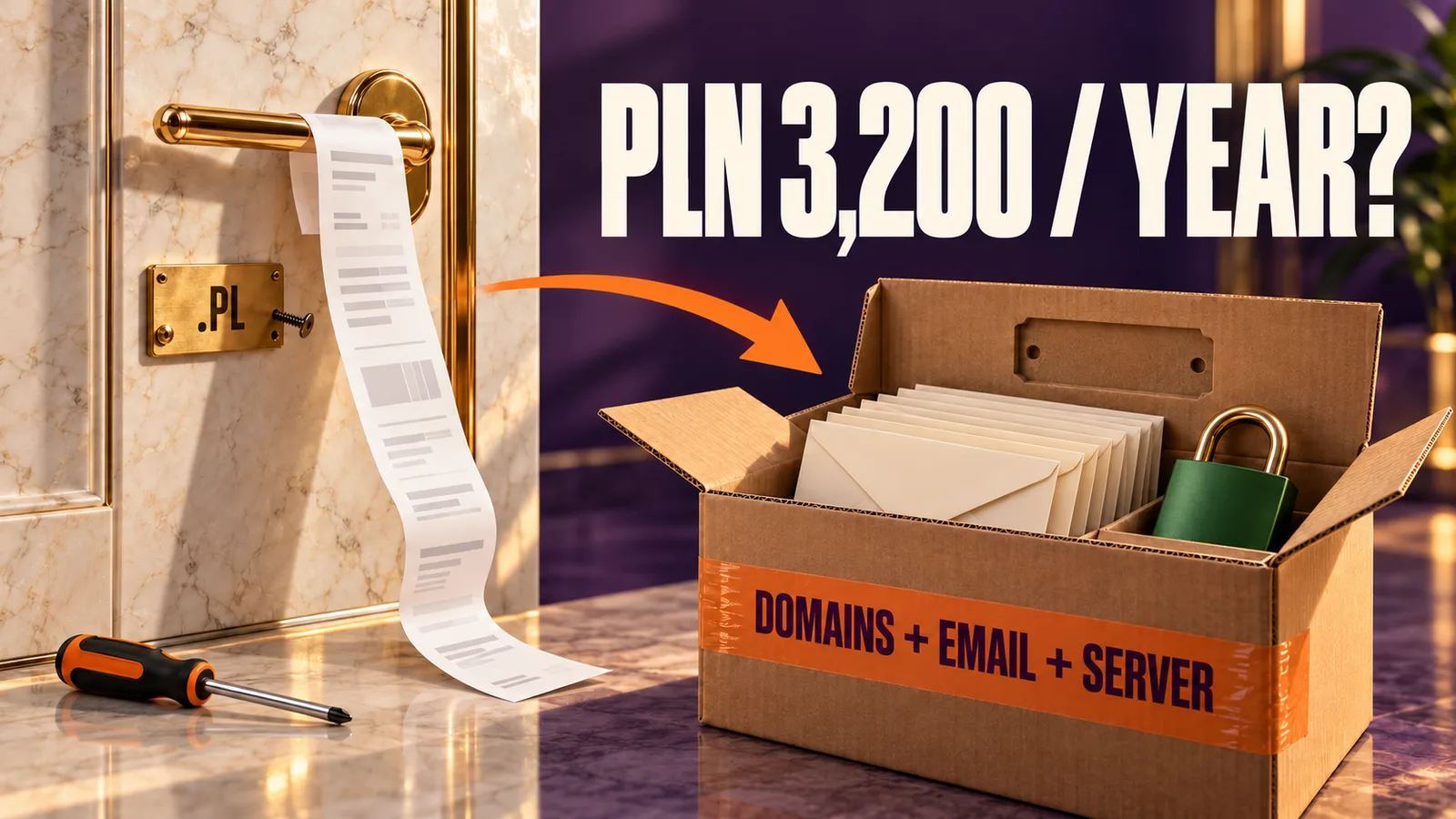 3,200 PLN a year for a server and domains. How is that possible?