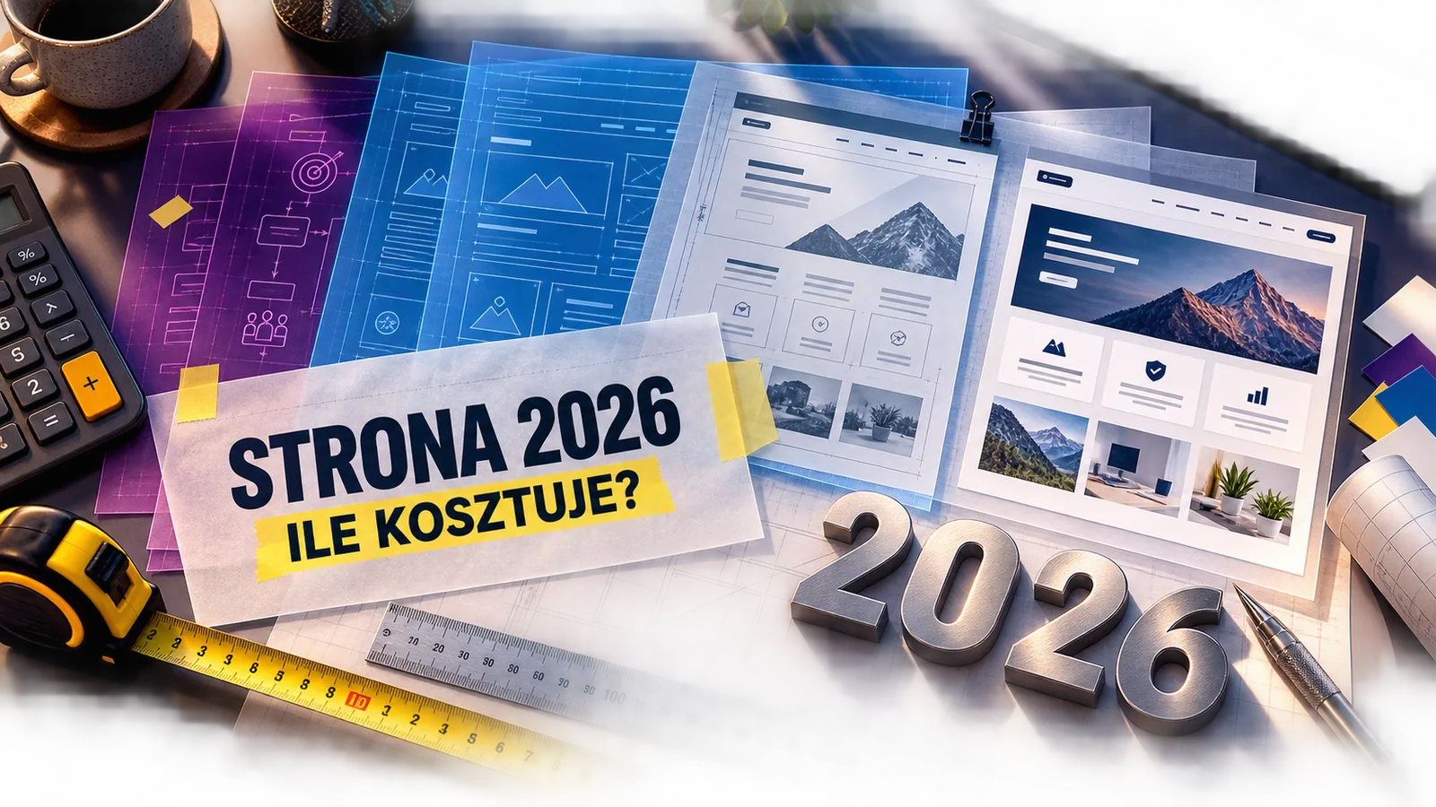 Ile kosztuje strona internetowa w 2026 roku?