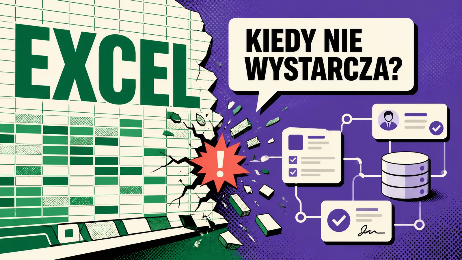 Kiedy firmie przestaje wystarczać Excel (i co wtedy)