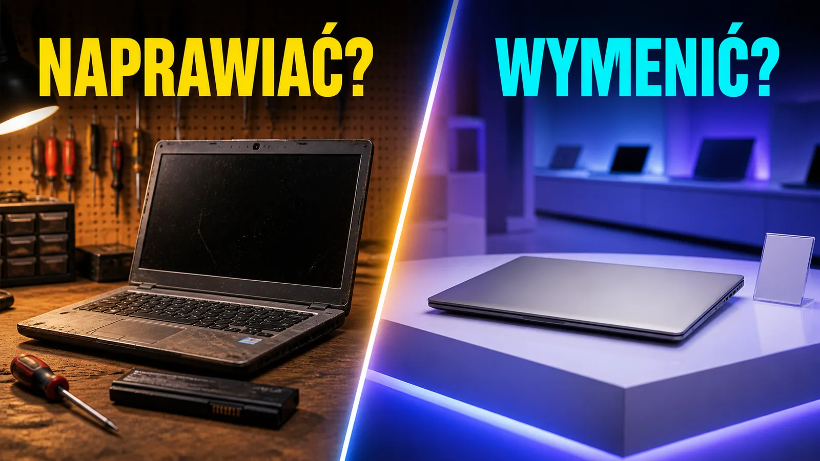 Naprawiać stary laptop czy kupić nowy?