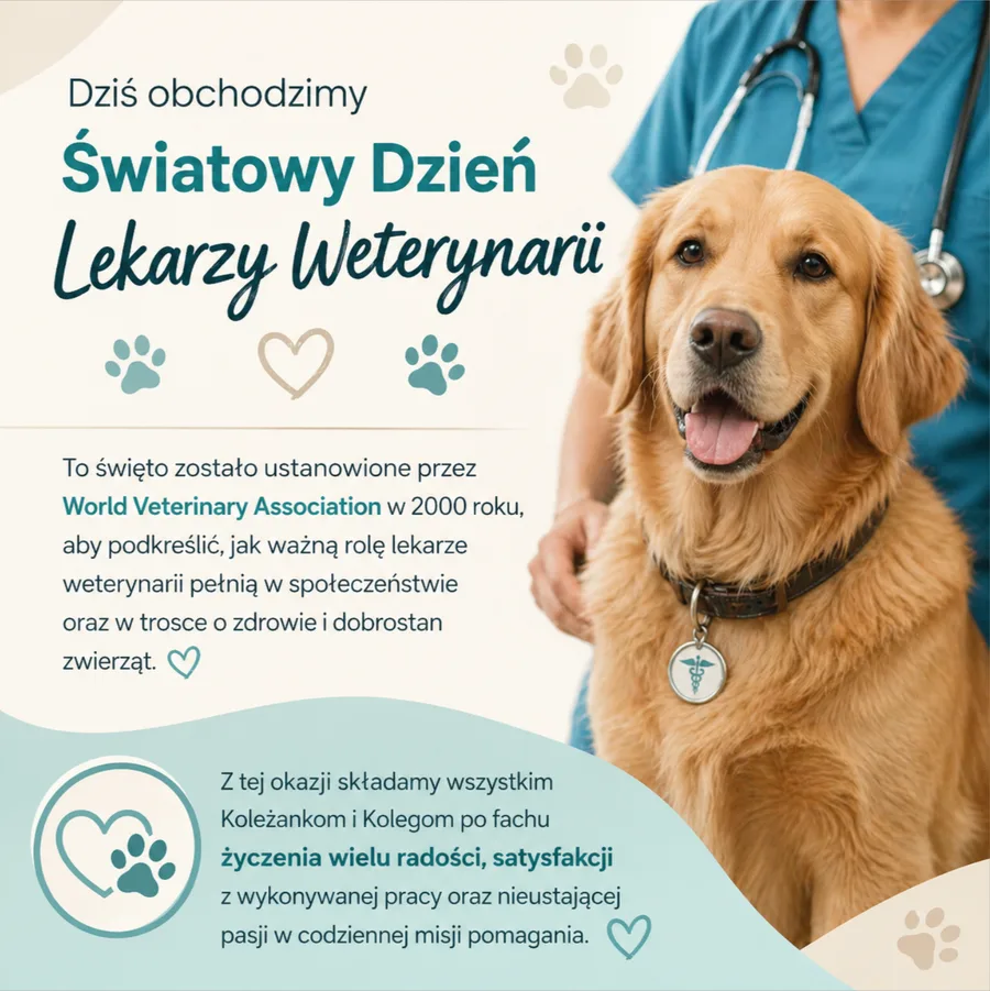 Plakat: Światowy Dzień Lekarzy Weterynarii — opis święta
