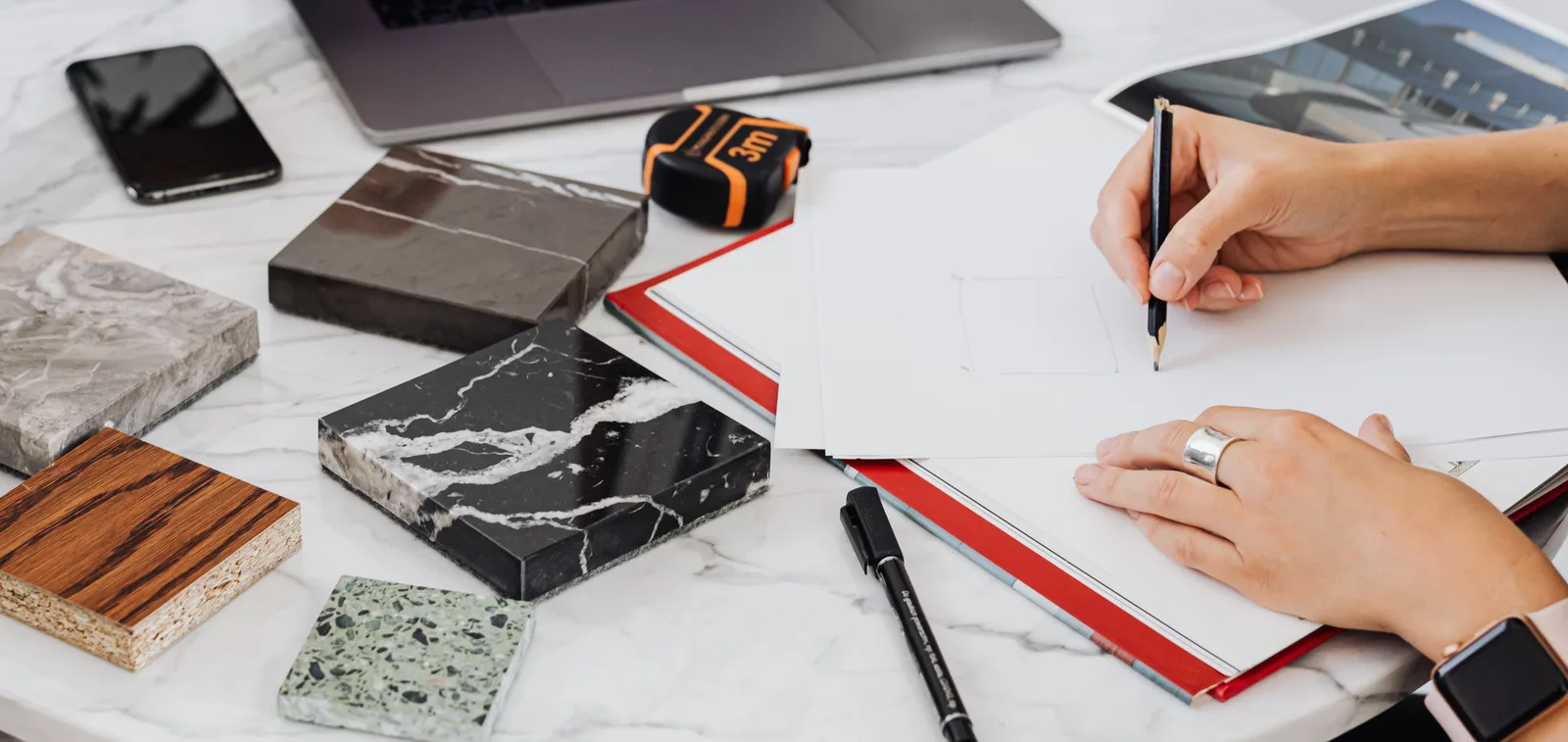 architekt wnętrz materiały i dostawcy